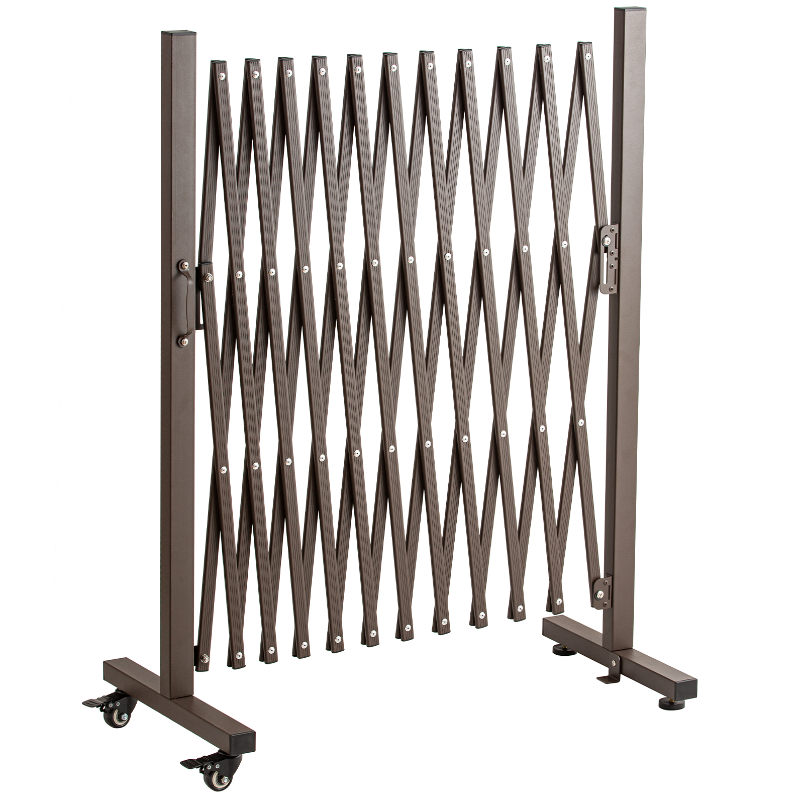 Portable top expanding fence