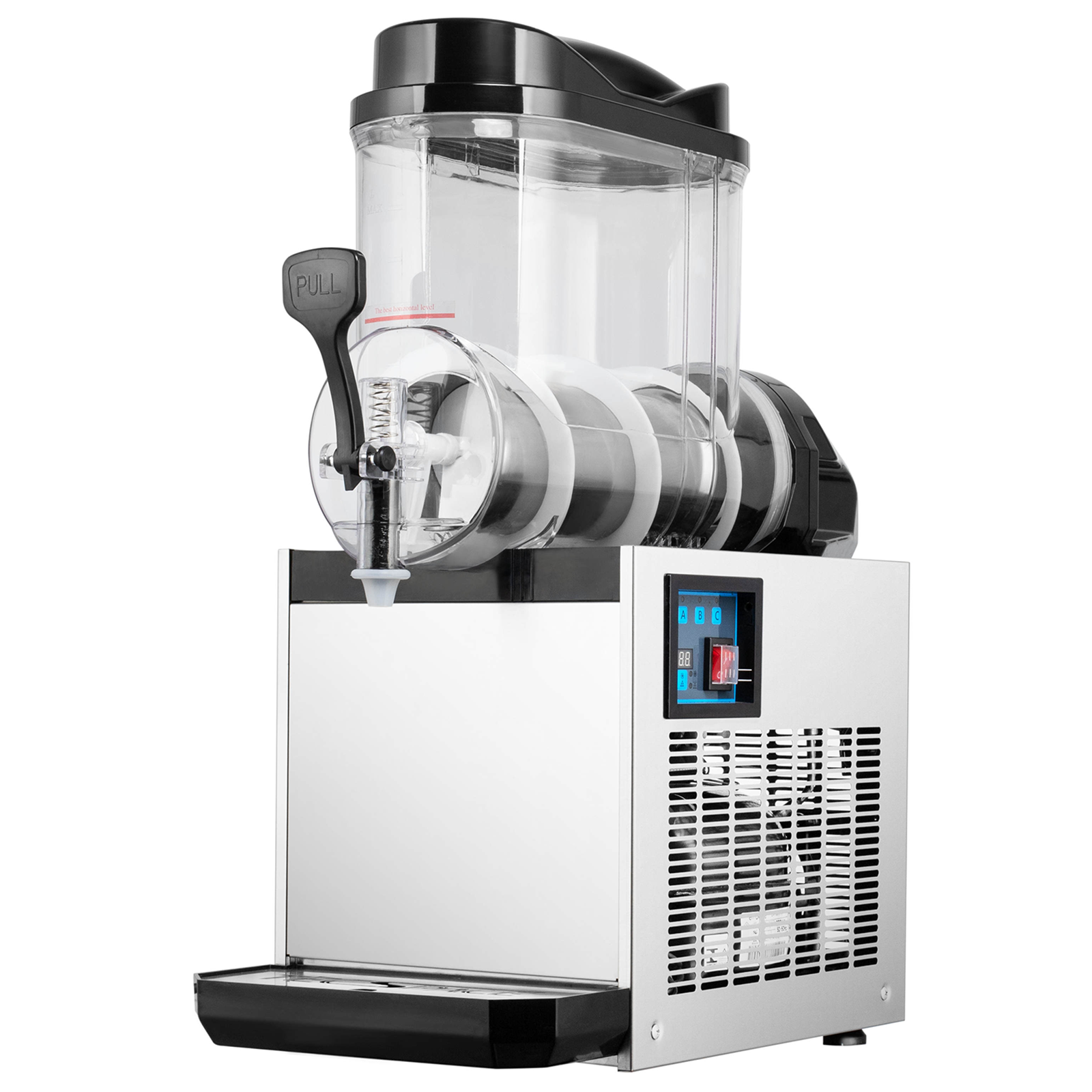 Leacco Commercial Slushie Machine, 15L Frozen Drink Margarita Machine Smoothie Slushy Maker 110V, 500W, 4 Gallon